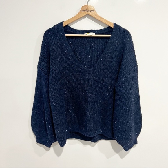 NWOT BODEN Sparkle Ribbed Fluffy Jumper Sweater - Picture 5 of 9